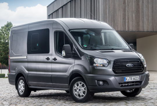ford transit double cab in van
